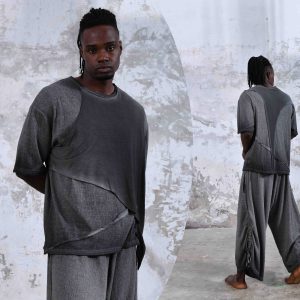 Menswear T Shirt Comfort Wear Warrior Outfit Sustainable